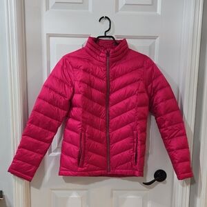 Vibrant Pink Puffer Jacket